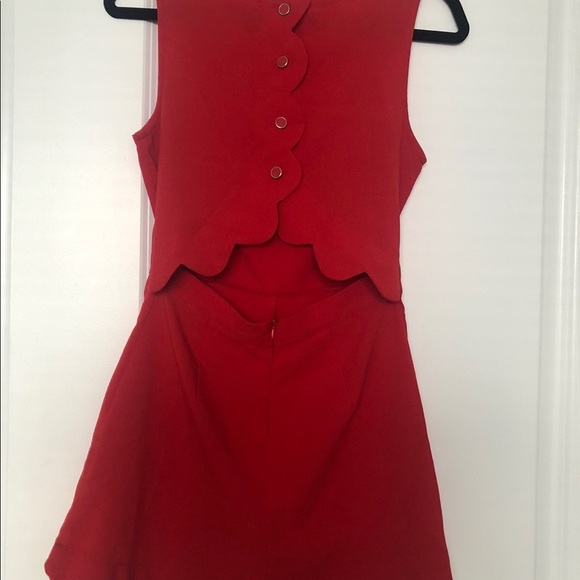 Red romper - Picture 3 of 3